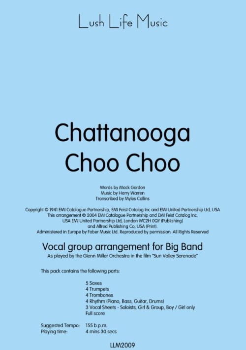 CHATANOOGA CHOO CHOO (Miller)